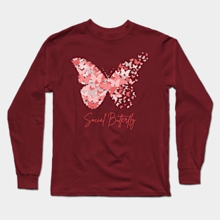 Social Butterfly Personality v5 Long Sleeve T-Shirt